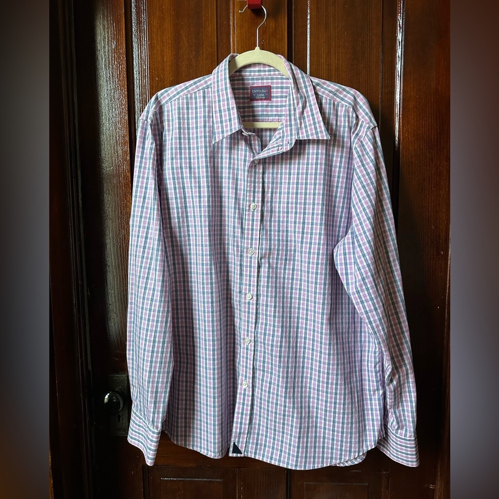Untuckit 100% cotton plaid